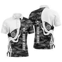 Polo T-shirt with fashionable dart pattern, 3D printed T-shirt, loose and breathable men's sports T-shirt 2XL