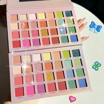 28-Color Glitter Sequin Eyeshadow Palette for Student Performances beige