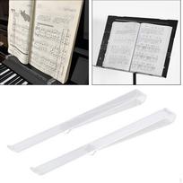 Music Book Clip Strap Piano Score Fixed Band Break Resistant Flexible Acrylic Fixing Strip for Music Stand