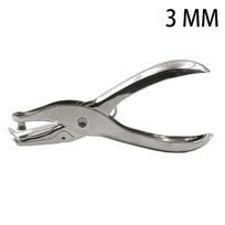 3/6 mm skylamušis, nešiojamas, vienos skylės, popieriaus medžiaga, skrebinimas, rankinis, metalinis, rankdarbiams, biuro rišimo reikmenys gray