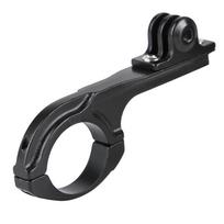 Q formos aliuminio lydinio dviračio laikiklis, vairo tvirtinimo adapteris, skirtas Gopro 3 4 5 6 7Black juoda