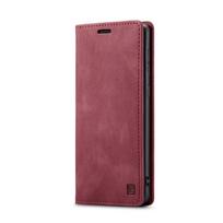 For Samsung Galaxy A24 5G Case Flip Leather Phone Cover For Samsung Galaxy A24 5G Case Luxury Magnetic Flip Wallet Coque A24 (4G) (5G) raudona