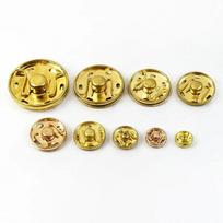 50 rinkinių Meetee 8-30mm Odiniai spaudžiami užsegimai Metaliniai spaudžiami sagtelės Drabužiams, Avalynei Nematomas užsegimas Drabužių Aksesuarai 8mm-50Pcs