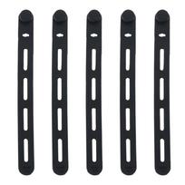 5Pcs Silicone Cable Ties Reusable Holder Strap Cord Ties Adjustable Cable Straps Charging Cable Organizers for Fastening juoda