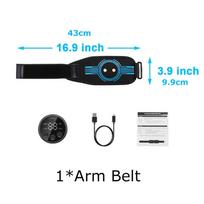 Pilvo tonizuojantis diržas EMS raumenų stimuliatorius tonikas juosmens kūno lieknėjimas formuojantis juosmens ranka kojų masažas numesti svorio namuose kūno rengyba 1 Arm Belt