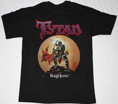ROUGH JUSTICE Tytan Marškinėliai Juodi Unisex S-2345XL ND761 Unisex Marškinėliai S