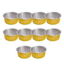 Small Baking Air Fryer Tinfoil Box Tray Tinfoil Cups Aluminum Foil Tin Cup Pudding Cake Mold auksas