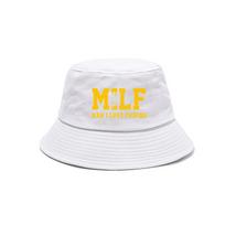 MILF Unisex I Love Fishing Bucket Hats Cool Summer Fishing Caps Outdoor Summer FisherUnisex Hats MZ-234 One Size