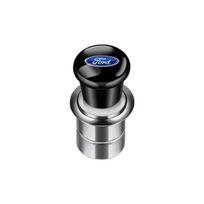 Car Sticker Car Auto Interior Cigarette Lighter Power Plug Emblem Accessories For Ford Focus Mondeo Kuga Fiesta MK7 Escort Edge juoda