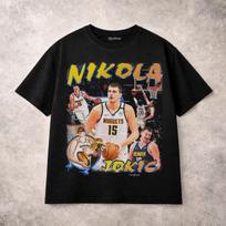 Nikola Jokic T Shirt Denver Nuggets NBA Basketball MVP Champion Graphic Tee XL