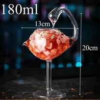 180ml Kūrybinis kokteilių taurė Gulbės dizaino Skaidri kokteilių taurė Naujoviškas gėrimų puodelis KTV Barui Naktiniam vakarėliui Baro reikmenys 180ml