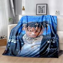 Albumas Rapperis Juice Wrld 999 Antklodė Plakatas Menas Spausdinta Flanelinė Antklodė Minkštas Patalynės Užtiesalas Sofos Šildantis Dangalas Dovana Muzikos Gerbėjams 75x90cm