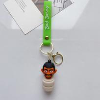 Cuphead Keychain Anime Cartoon Mugman Figures Doll Skibidi Toilet Man Keyring Pendent Car Key Chains Kids Toys Christmas Gifts