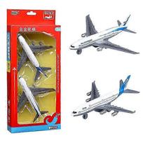 Simulation alloy airplane toy Boeing 777 passenger plane model Airbus airplane model color box packaging gift