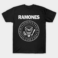 Men Black Print T-shirt Rams Joey No-Cut Transfer Paper Print Cotton Tshirt S juoda