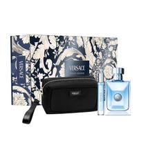 VERSACE Men's Perfume Box Eau De Toilette 100ml Perfume+10ml Perfume+Makeup Bag Homonymous Men's Box
