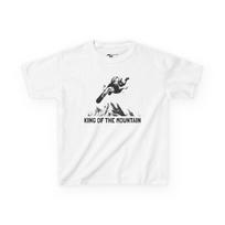 Vintage Lion Snowboard Kids T-Shirt: Whimsical King of the Mountain Tee XL