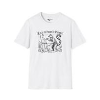 Engraved Lemur Painting T-Shirt: Artist Art Lover Tee XL