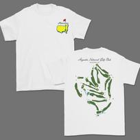 Augusta National Course Map Golf T Shirt, For Men For Women, Vintage Unisex Cott L