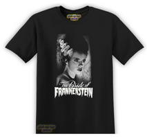 The Bride of Frankenstein Horror Black Men's and Women's T-shirts S-3XL S