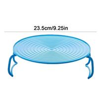 Folding Microwave Tray Oven Bacon Tray Microwave Oven Shelf Multifunction Insulated Heating Tray Rack With Flexible Handles