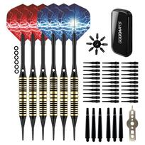 Soft Tip Darts Set  Aluminum Shaft Professional Darts Plastic Tip Sets 2BA Replacement Tips