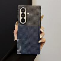 case for Z FOLD 7 New carbon fiber pattern Magnetic anti-fall protective cover with central axis Shock Proof Anti-Fingerprint Galaxy Z Fold7