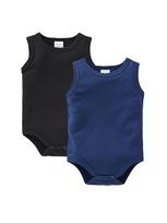 Premium Cotton Baby Romper Set, Newborn Triangle Onesie with Snap Crotch, Comfy Jumpsuit for Home Wear 6-9 Months