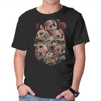 Unisex Crew Neck T-Shirt Life Grows Through Death Graphic Short Sleeve Casual Tee XXXL