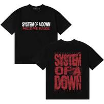2026 System of A Down Classic Pattern Tour Double Sided Print Soft Cotton Comfort Short Sleeve Unisex Fan Women And Men T-Shirt 4XL