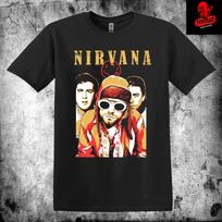 Men's and Women's T-shirts Nirvana 'Kurt Cobain' Tribute Alternative Rock Unisex Premium XS