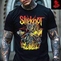 Men's and Women's T-shirts Slipknot Metal Rock Band Tee Unisex Heavy Cotton S