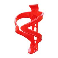 Mountain Bike Water Bottle Cage Lightweight Bicycle Drink Holder for Road Cycling and Outdoor Sports Universal Fit Easy Installation One Size raudona