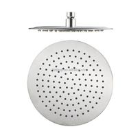 HIDEEP Bathroom Shower Accessories 304 Stainless Steel Chrome/Brushed/Black/Gray Thin Type Shower Head 200*200mm (8 Inch)