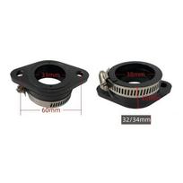 Motorcycle Pit Dirt Bike Carburetor Adapter Mainfold Pipe For Vm24 21 24 26 28 30 32 34Mm Pe28