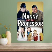 Auklė ir profesorius Klasikinis TV šou Metalinis plakatas 20x30cm（7.8x11.8inch）