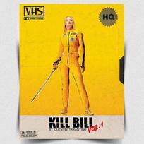 METAL SIGN PLAQUE KILL BILL Retro VHS Film Movie Advert poster print man caveAluminum 20x30cm（7.8x11.8inch）