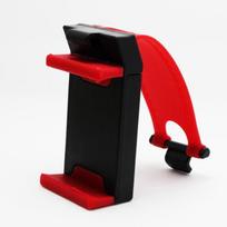 Kit voiture Type de volant Support de téléphone mobile, ABS téléphone mobile en silicone, Porte-GPS mobile réglable