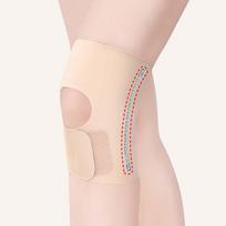 Athletic Gym Knee Stabilizer Sleeve-Polyester Cotton Breathable Fabric Adjustable Lightweight Non-Slip Design for Joint Support S: Suitable for single leg circumference 32-38 cm