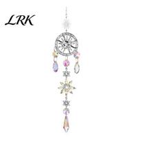 Transparent Crystal Pendant Suncatcher, Suncatchers for Windows Hanging, Indoor Outdoor Prism Rainbow Starry Light Shadow Decor Maker, Home sidabras