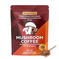 Reishi Chaga Cordyceps Instant Mushroom Coffee Supplement 500g Mushroom coffee powder (200g/bag)