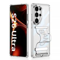 case for Samsung S26 ultra Space-themed transparent wrist strap ultra-thin shockproof protective case full coverage Shock Proof Galaxy S26 Ultra sidabras
