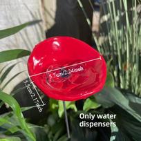 1pcs New Bee Drinking Water Station & Watering Station Butterfly & Hummingbird Mixed Feeding Water Cup (Red,5.5x5.7x31.5cm) raudona