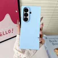 For Samsung Galaxy Z Fold 7 6 5 5G ZFold7 Z Fold 3 4 5 Luxury Ultra Slim Candy Solid Color Shockproof Hard Back Cases Cover Galaxy Z Fold6 šviesiai mėlyna spalva
