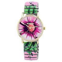 Montre - RAPTOR - Frida Kahlo Edition - Boîtier 36 mm - Bracelet acier inoxydable élastique - Mouvement quartz Miyota 2035 gryna