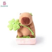 30cm Cartoon Fun Plant Capybara Plush Doll Pillow Potted Plant Relax Pine Tree Banana Lemon Clover Capybara Plush Toy Home Decor about 30cm
