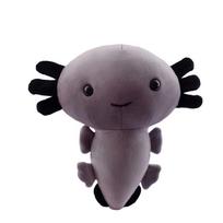 20CM Axolotl Plush Toy Cute Cartoon  Salamander Stuffed Birthday Christmas Gift Comfort Sleeping Pillow Doll pilka spalva