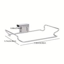 Stainless Steel Hanging Garbage Bags Storage Organizer Rack Stainless Steel Trash Bag Holder Kitchen hanging garbage bag rack sidabras