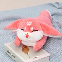45-85cm Genshin Impact Yae Miko Fox Cosplay Plush Toy Cartoon Stuffed Animals Plushies Doll Pillow Anime Soft Kids Toys Gifts 45cm rožinė