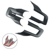 Upgrade Your For Ford For Mustang 2015 2019 with Carbon Fiber Interior Steering Wheel Cover Trim Stylish and Lightweight China Mainland